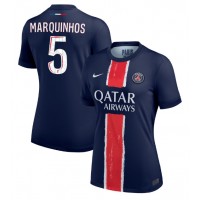 Billiga Paris Saint-Germain Marquinhos #5 Hemma fotbollskläder Dam 2024-25 Kortärmad